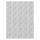 90th Birthday Party Number Pattern Black and White Tafelkleed (Voorkant)