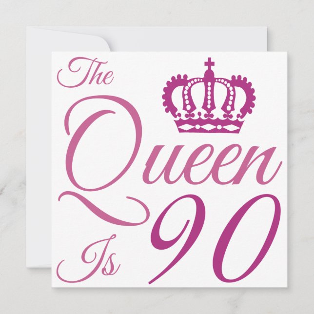 90th Birthday Queen (Voorkant)