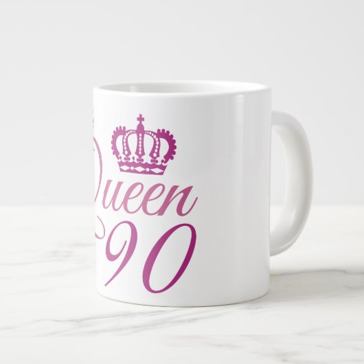 90th Birthday Queen Grote Koffiekop (Voorkant rechts)