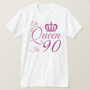 90th Birthday Queen T-shirt