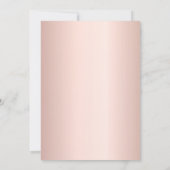 90th Birthday roos gouden foto Kaart (Achterkant)