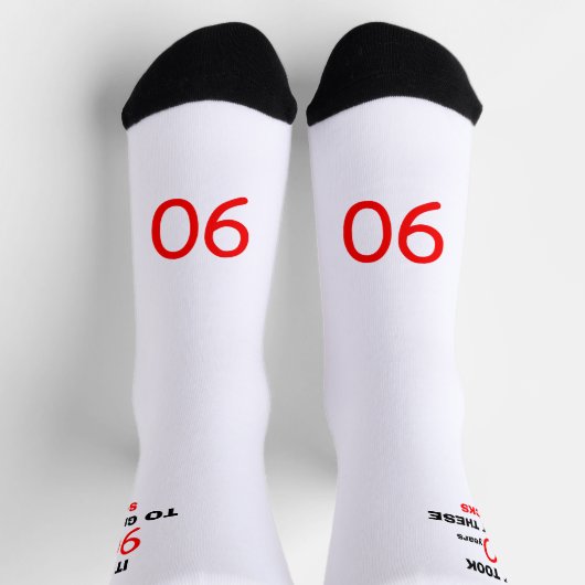 90th Birthday Socks Men Funny Sokken (Top)