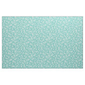 90th Cool Number Pattern Blauwgroen en White 90 Stof (Yard (91,4 cm))