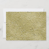 90th Custom Photo White and Gold  Kaart (Achterkant)