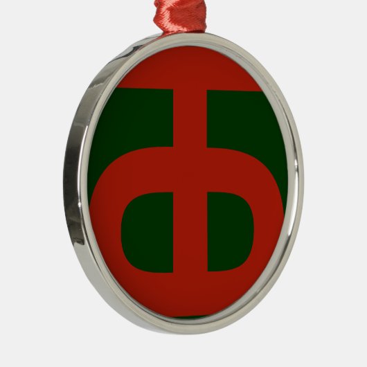90th Infantry Division Metalen Ornament (Rechts)