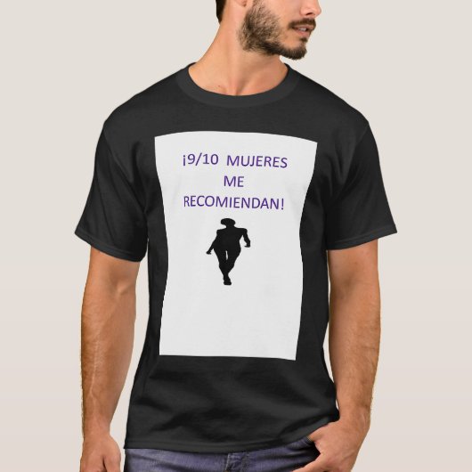 910 mujeres me recomiendan t-shirt (Voorkant)