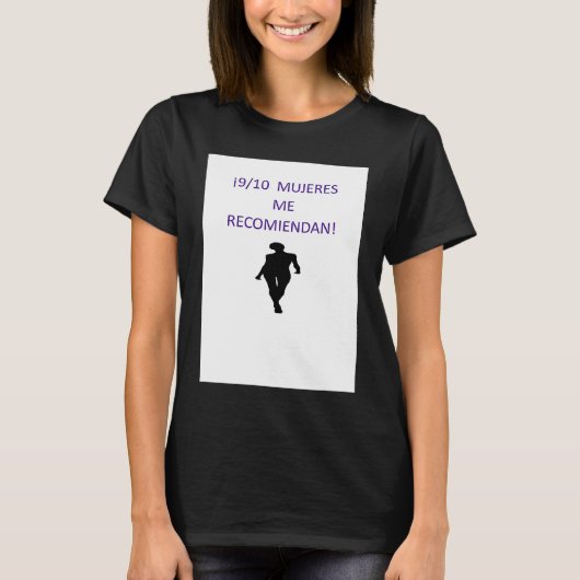 910 mujeres me recomiendan t-shirt (Voorkant)