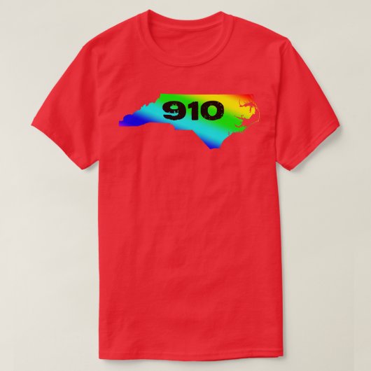 910 Regenboog T-shirt (Design voorkant)