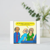 910 zeer stevige eter cartoon briefkaart (Staand voorkant)