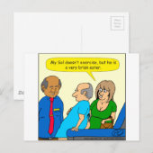 910 zeer stevige eter cartoon briefkaart (Voorkant / Achterkant)