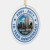 911 10 jaar Jubileum Keramisch Ornament (Rechts)