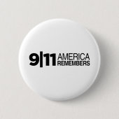 911 Amerika Ronde Button 5,7 Cm (Voorkant)