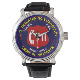 911 Brandbestrijding politie Horloge