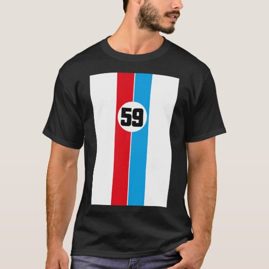 911 Brumos RSR Daytona 1973 Classic T-Shirt (Voorkant)