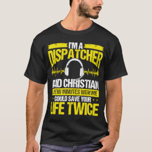 911 Christelijke verzending met thin-Gold line ver T-shirt