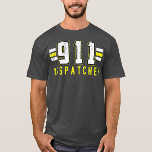 911 Dienstverlener voor Noodinterventie van verzen T-shirt