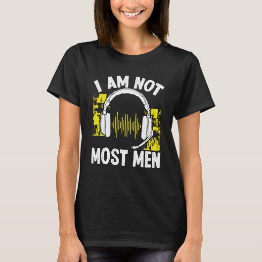 911 Dispatch Operator I am not most Men Thin Gold T-shirt (Voorkant)