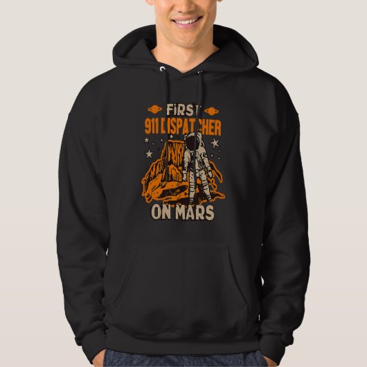 911-dispatcher astronaut hoodie (Voorkant)