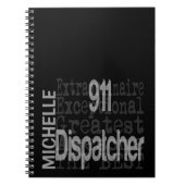 911 Dispatcher Extraordinaire CUSTOM Notitieboek (Voorkant)