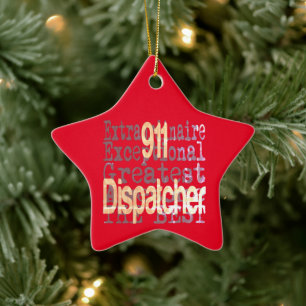 911 Dispatcher Extraordinaire Keramisch Ornament