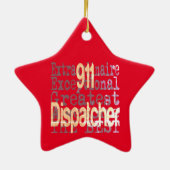 911 Dispatcher Extraordinaire Keramisch Ornament (Achterkant)