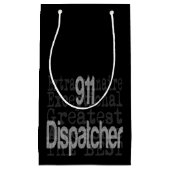 911 Dispatcher Extraordinaire Kleine Geschenktas Klein Cadeauzakje (Voorkant)