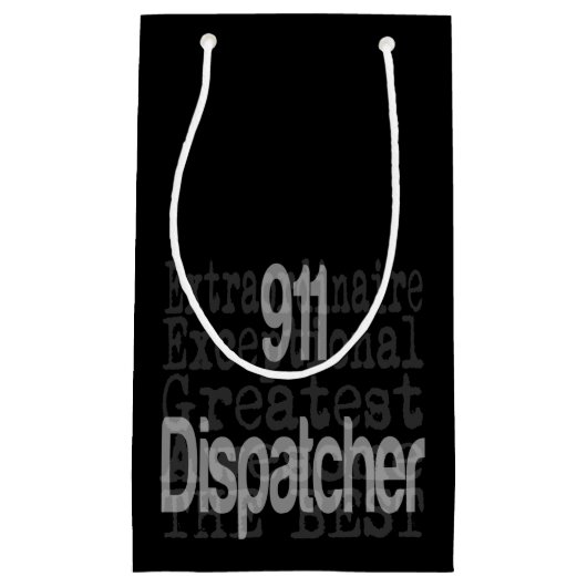 911 Dispatcher Extraordinaire Kleine Geschenktas Klein Cadeauzakje (Voorkant)