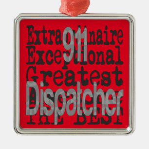 911 Dispatcher Extraordinaire Metalen Ornament