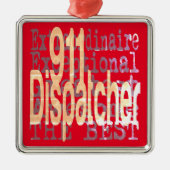 911 Dispatcher Extraordinaire Metalen Ornament (Voorkant)