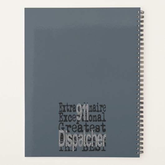 911 Dispatcher Extraordinaire Planner (Achterkant)