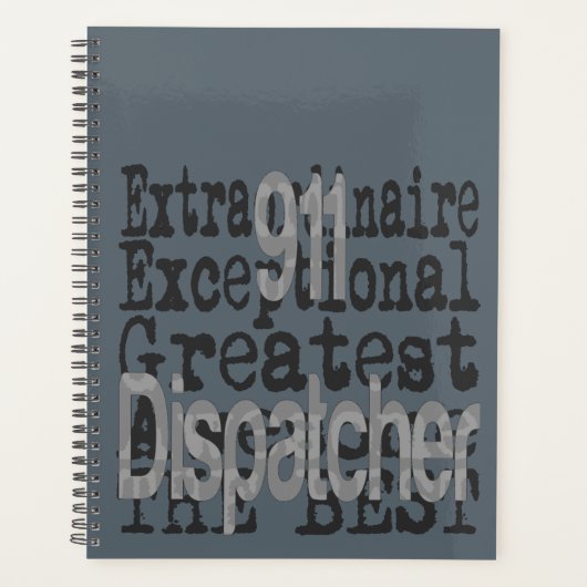 911 Dispatcher Extraordinaire Planner (Voorkant)