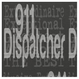 911 Dispatcher Extraordinaire Stof