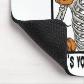 911 Dispatcher Halloween Skelet Wat je tevoorschij Muismat (Hoek)