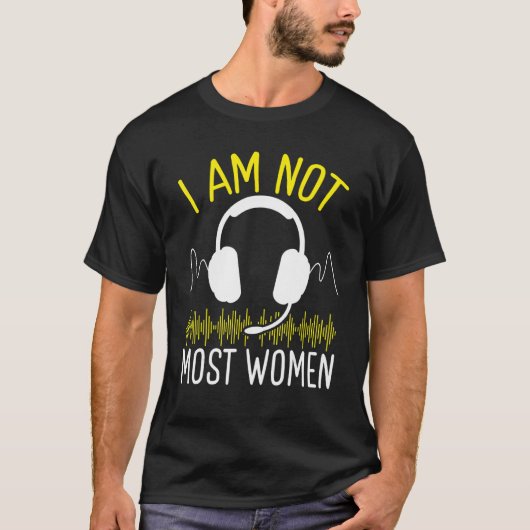 911 Dispatcher I am not most Women Gold Line Opera T-shirt (Voorkant)