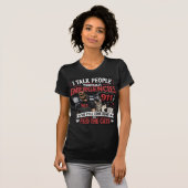 911 Dispatcher Kat Liefhebber Shirt (Voorkant volledig)