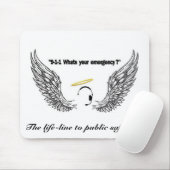 911 Dispatcher mousepad Muismat (Met muis)