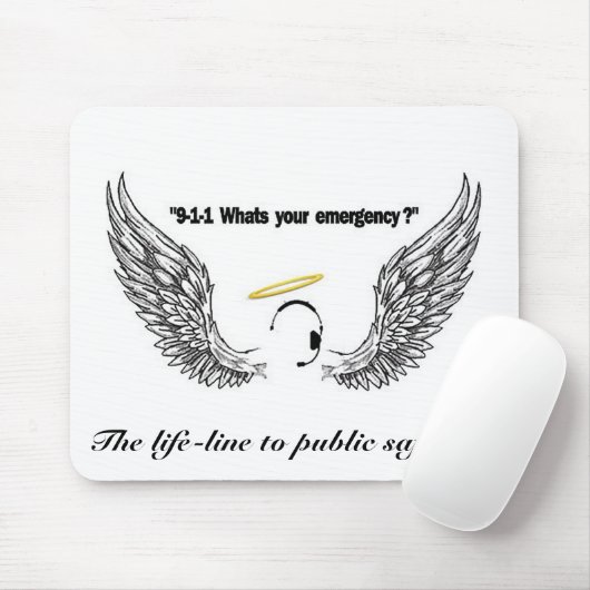 911 Dispatcher mousepad Muismat (Met muis)