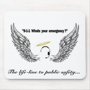 911 Dispatcher mousepad Muismat