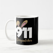 911 Dispatcher Pasen Pullover Hoodie  Koffiemok (Links)
