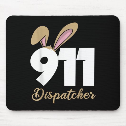 911 Dispatcher Pasen Pullover Hoodie Muismat (Voorkant)