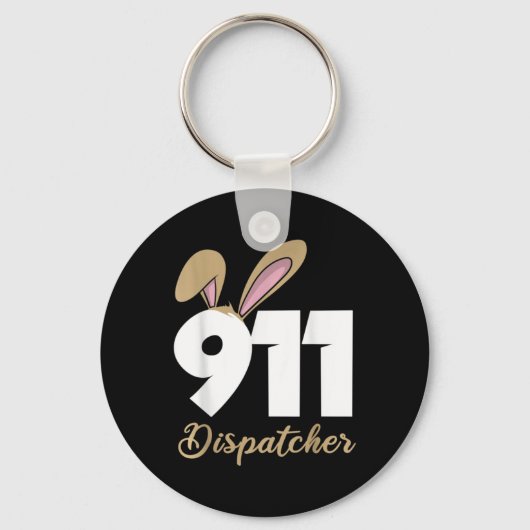 911 Dispatcher Pasen Pullover Hoodie  Sleutelhanger (Voorkant)
