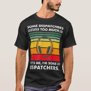 911 Dispatcher Retro Funny Dispatch Operat T-shirt