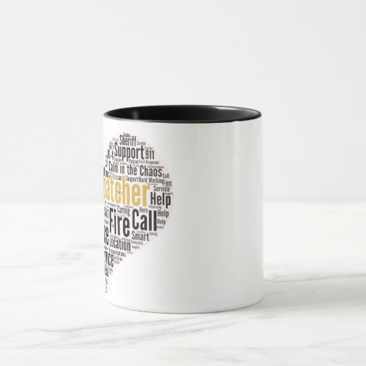 911 Dispatcher Word Cloud Mok (Midden)