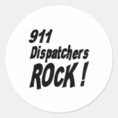 911 Dispatchers Rock! Sticker (Voorkant)