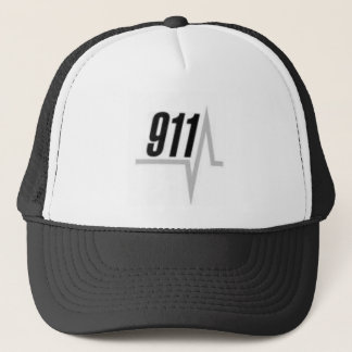 911 EKG-strip Trucker Pet