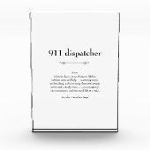 911 Emergency Dispatcher Appreciation Gift Fotoblokken (Voorkant)