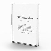911 Emergency Dispatcher Appreciation Gift Fotoblokken (Rechts)