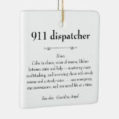 911 Emergency Dispatcher Appreciation Gift Keramisch Ornament (Rechts)