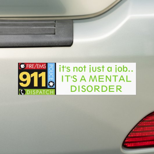 911 Exploitant Bumpersticker (Op auto)