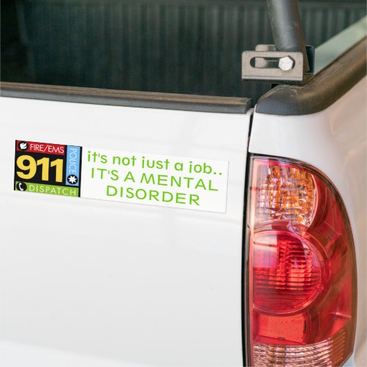 911 Exploitant Bumpersticker (Op Truck)